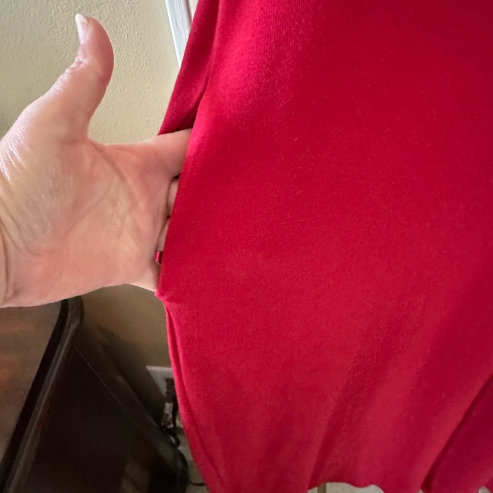 Zenana Premium size 3x Vibrant Red Maxi Dress with pockets EUC - Picture 5 of 6
